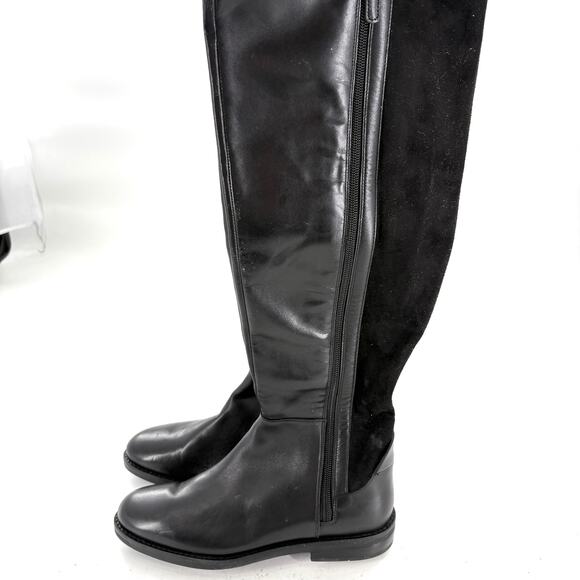 Cole Haan Isabelle Over the Knee Boots 7 Black NWOT Tall Riding Academia Capsule - Picture 7 of 10